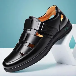 Herren Lederschuhe Business Casual Sommer Sandalen