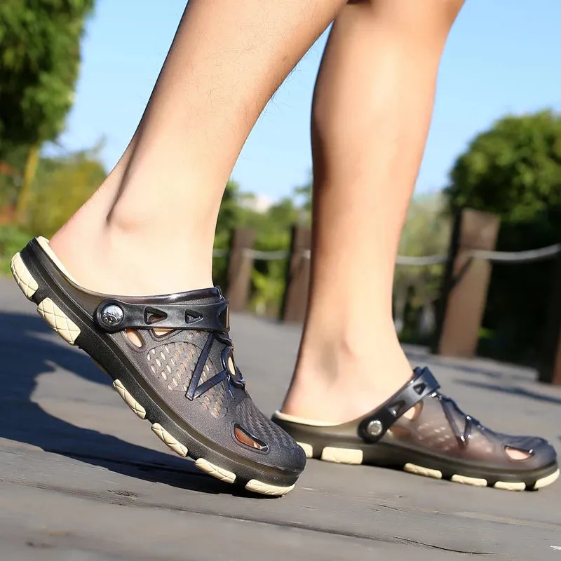 Herrensandalen Sommer Rutschfeste Freizeitschlappen