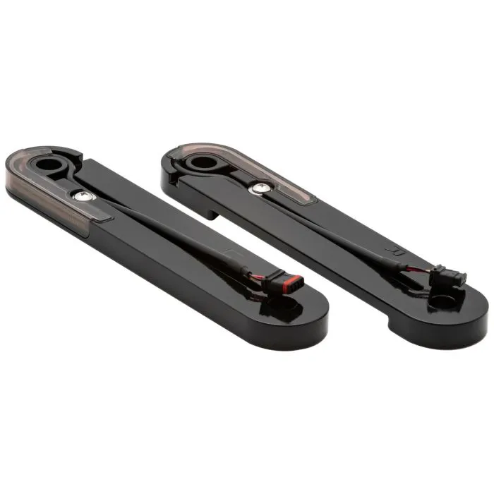 HOGWORKZ® Harley-Davidson® Street Glide / Touring LED Billet Fork DRL / Turn Signals | Black