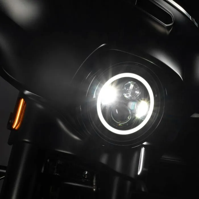 HOGWORKZ® Harley-Davidson® Street Glide / Touring LED Billet Fork DRL / Turn Signals | Black