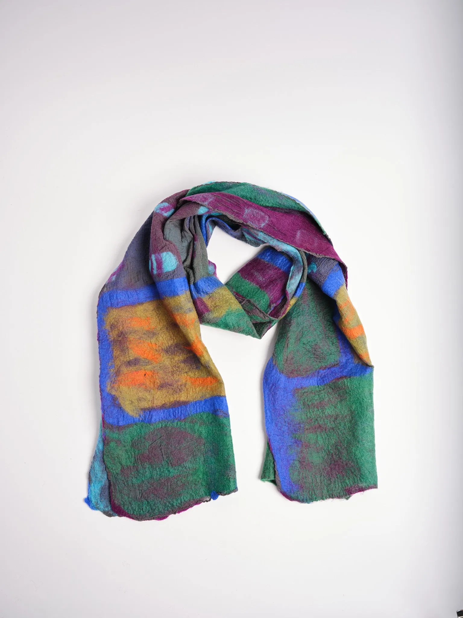 Impressionist Wool Scarf