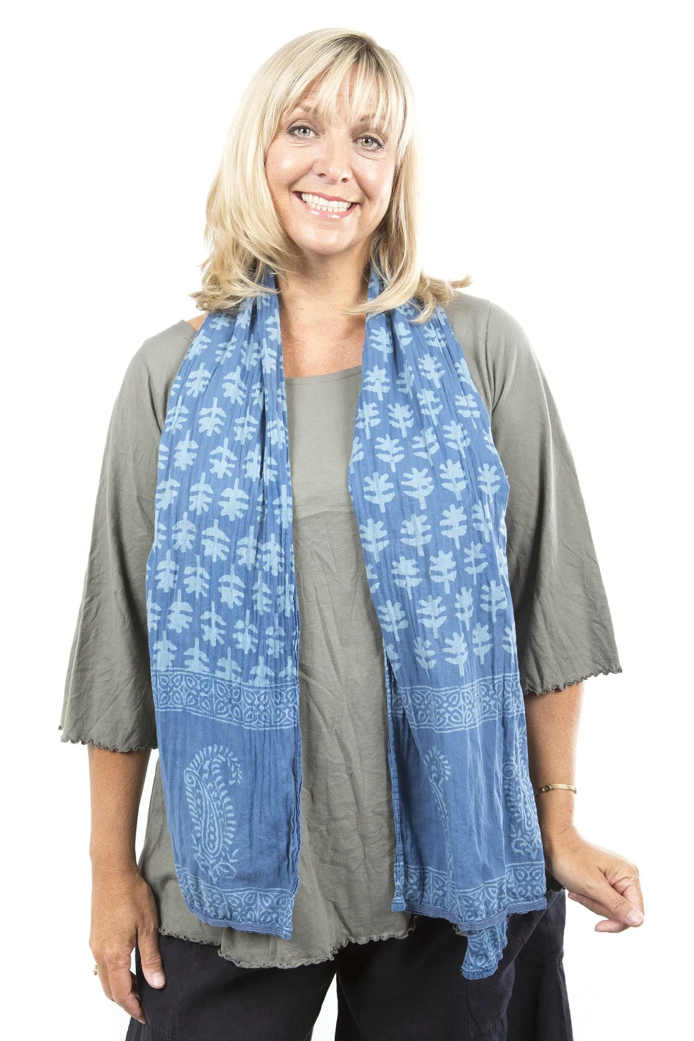 Indian Block Printed Scarf