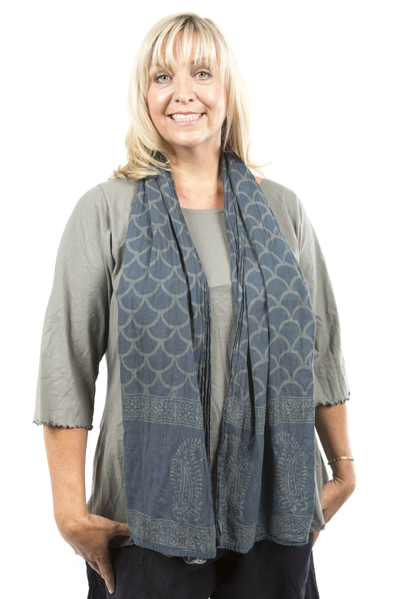 Indian Block Printed Scarf