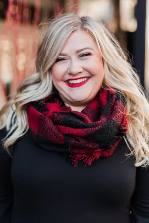 Infinity Scarf- Buffalo Plaid