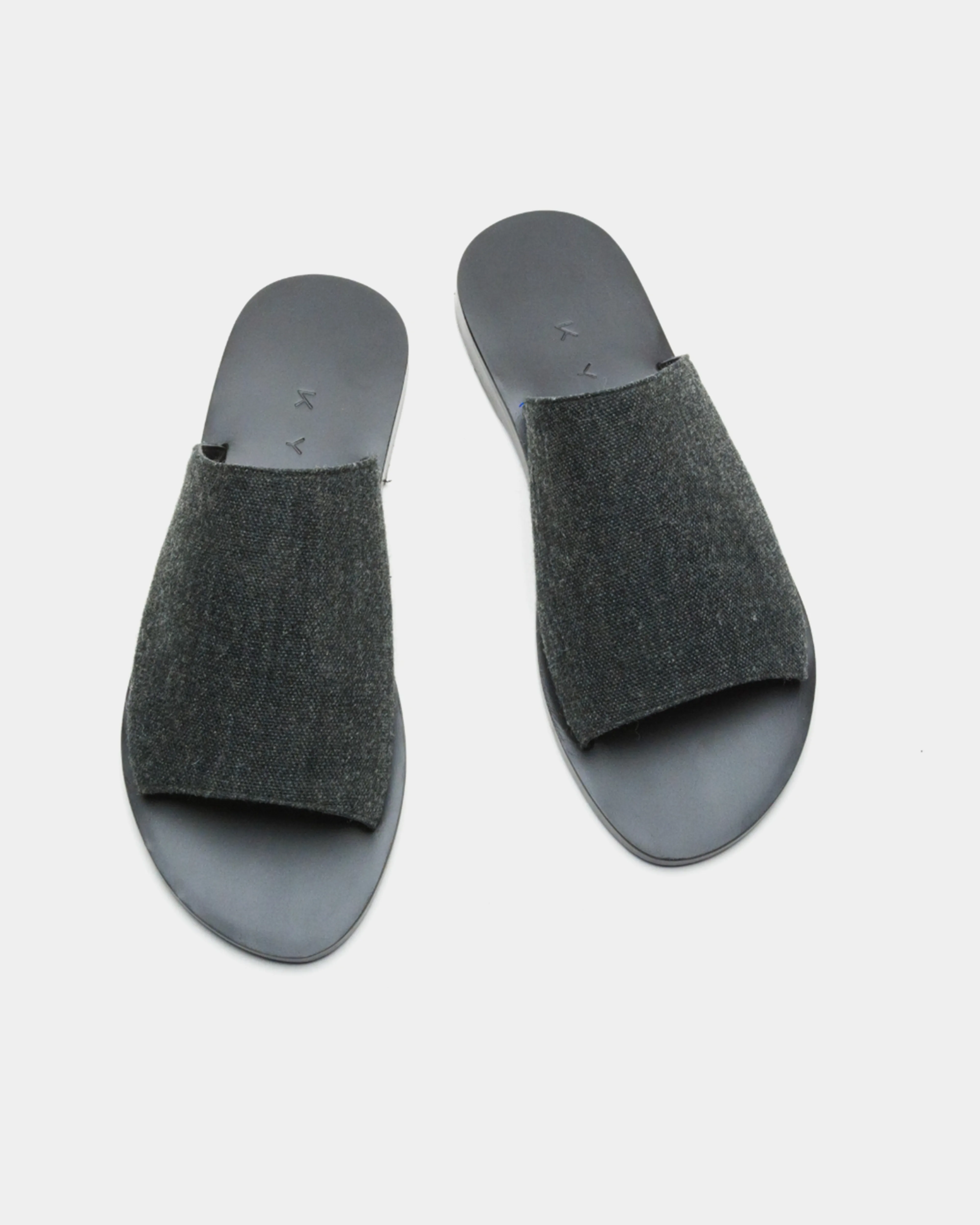 KALYMNOS - BLACK/BLACK LINEN