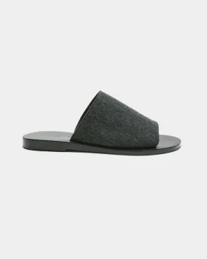 KALYMNOS - BLACK/BLACK LINEN