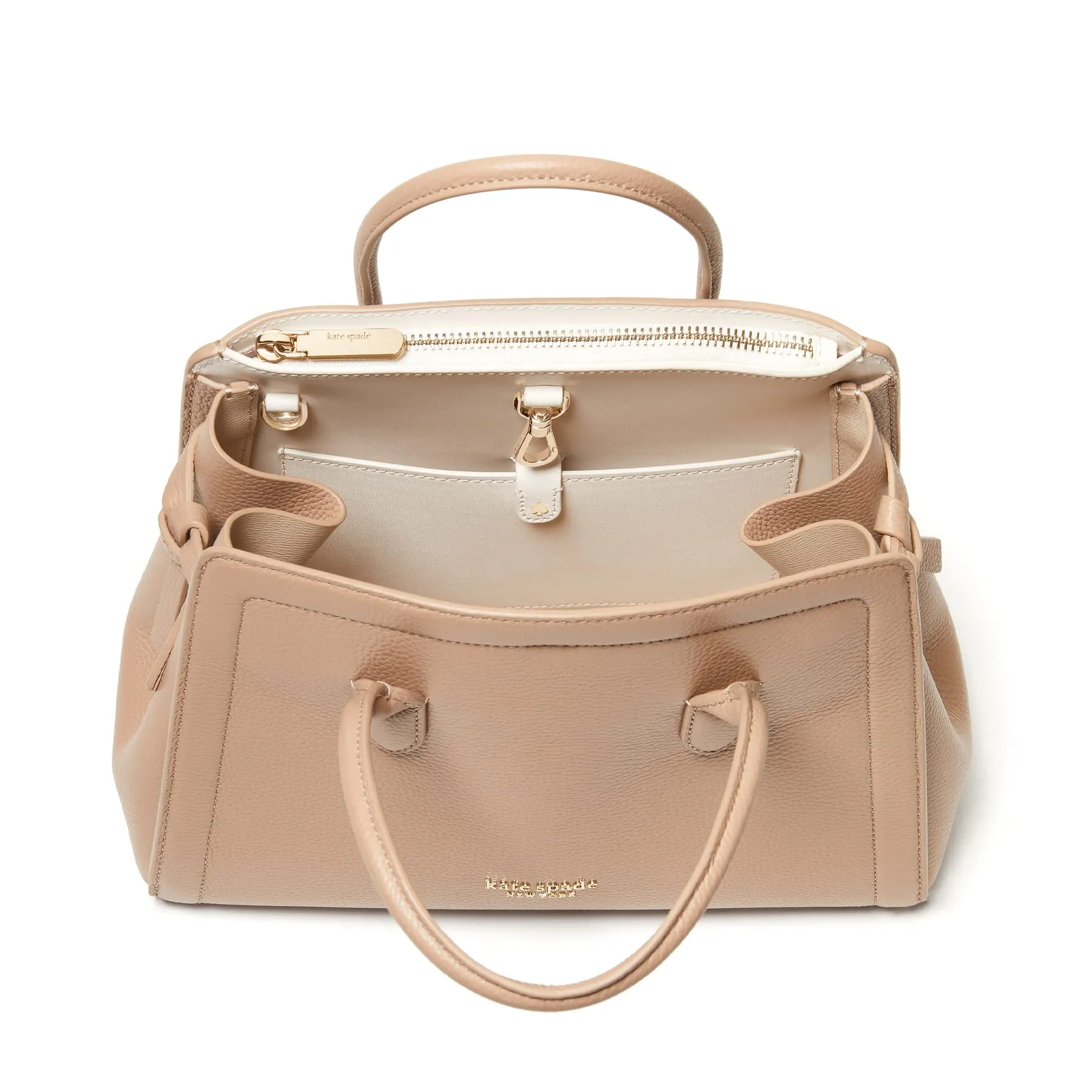 kate spade new york Knott Medium Satchel Raw Pecan One Size
