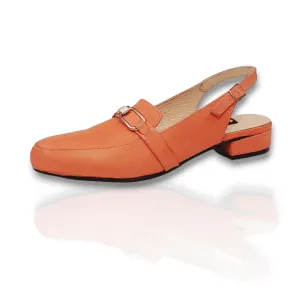 Ladies leather heeled Sandal LS68