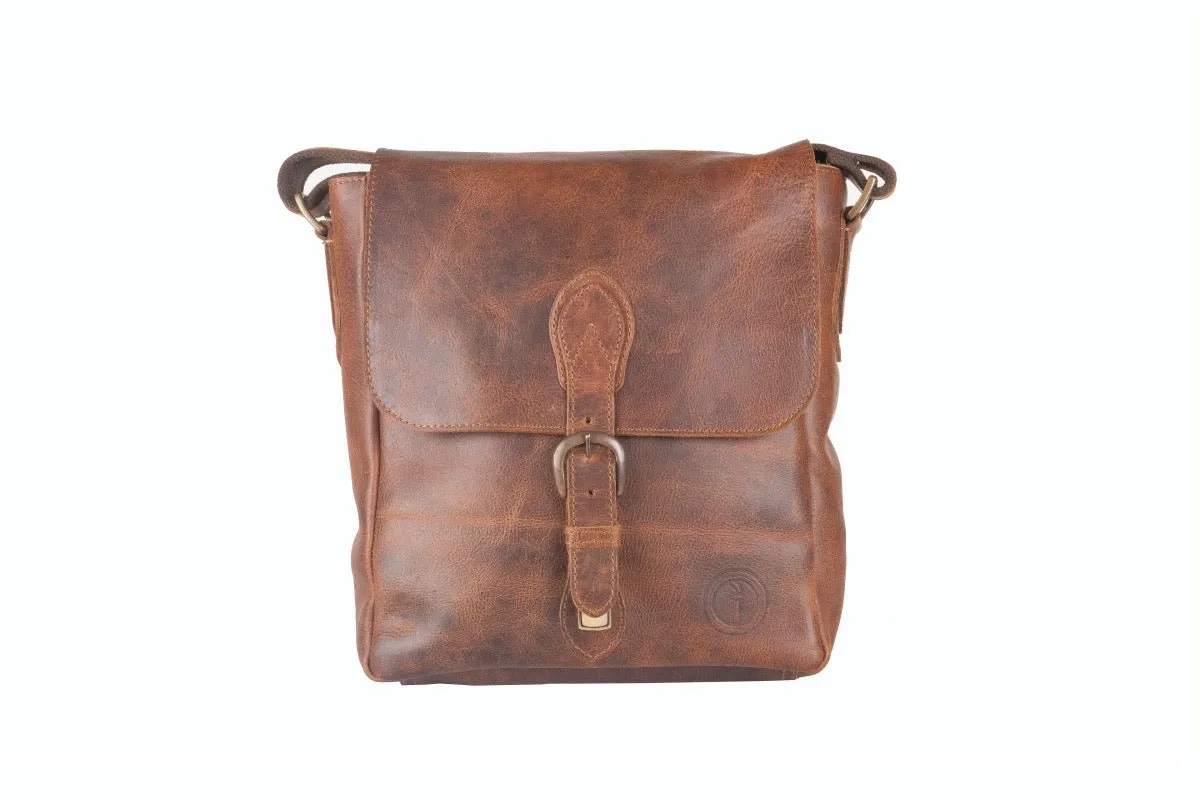 Leather Messenger Bag for Men - Nomad