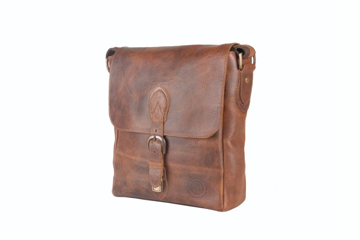 Leather Messenger Bag for Men - Nomad