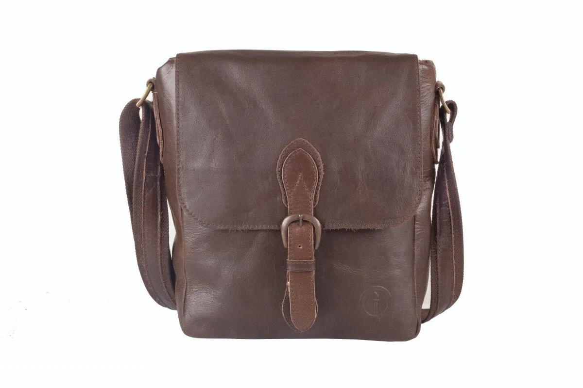 Leather Messenger Bag for Men - Nomad