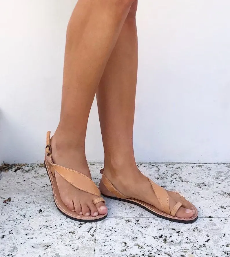 Leather Sandals For Womens