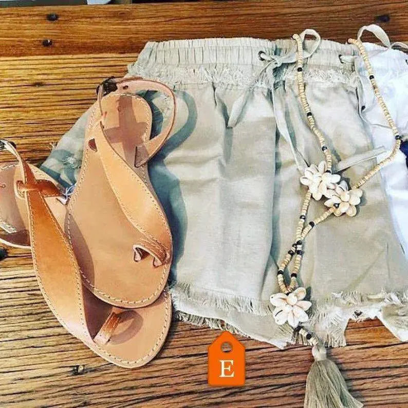 Leather Sandals For Womens