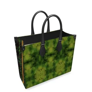 Leather Shoppers Bag (Tree Link Stripe) RJSTH@Fabric#3 RJSTHs2021 RJS