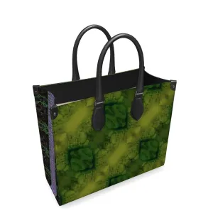 Leather Shoppers Bag (Tree Link Stripe) RJSTH@Fabric#5 RJSTHs2021 RJS