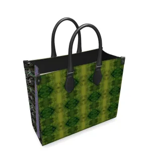 Leather Shoppers Bag (Tree Link Stripe) RJSTH@Fabric#5 RJSTHs2021 RJS