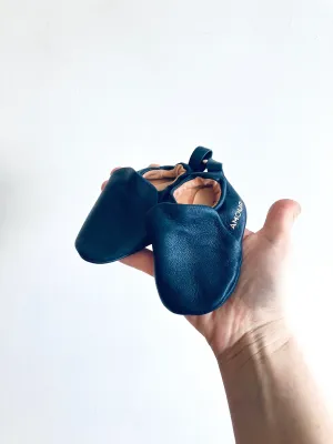 Leather Slippers // 0-6M