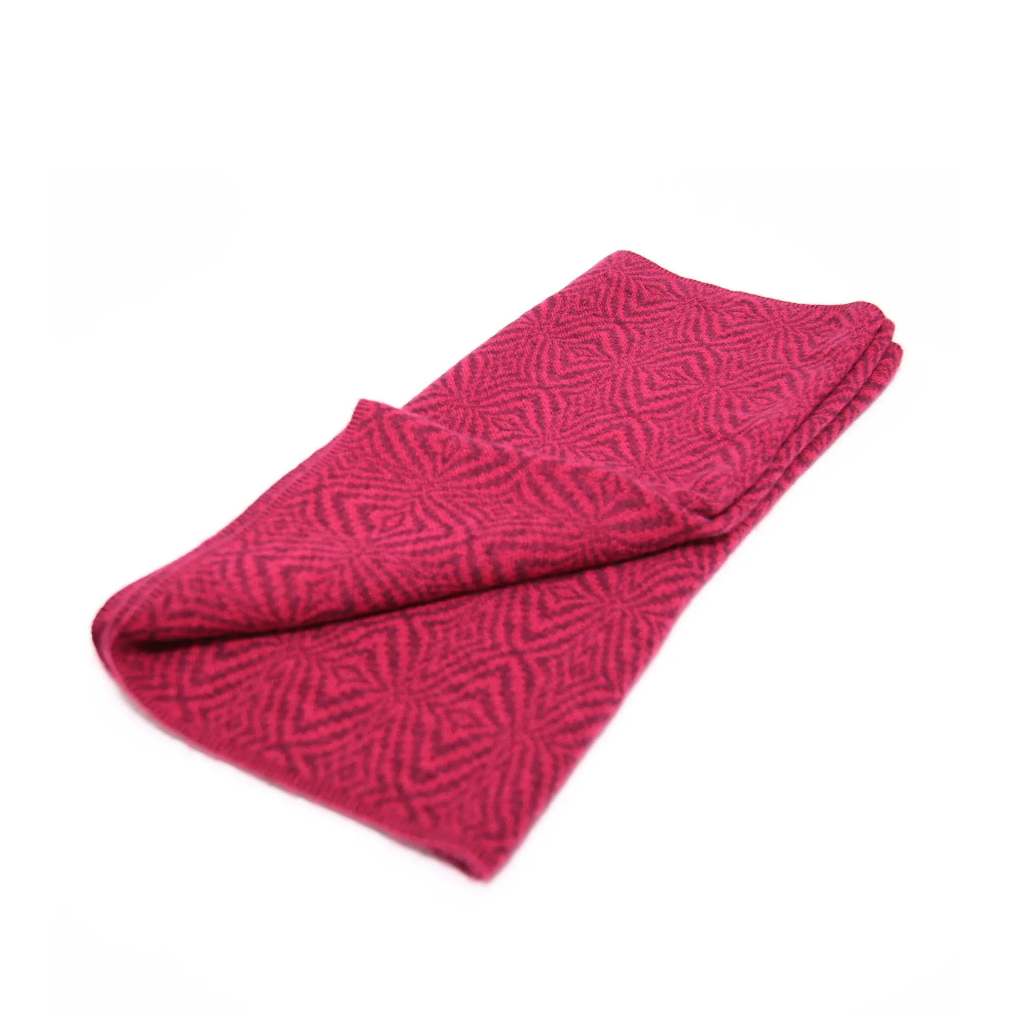 Light Red Alpaca Infinity Scarf