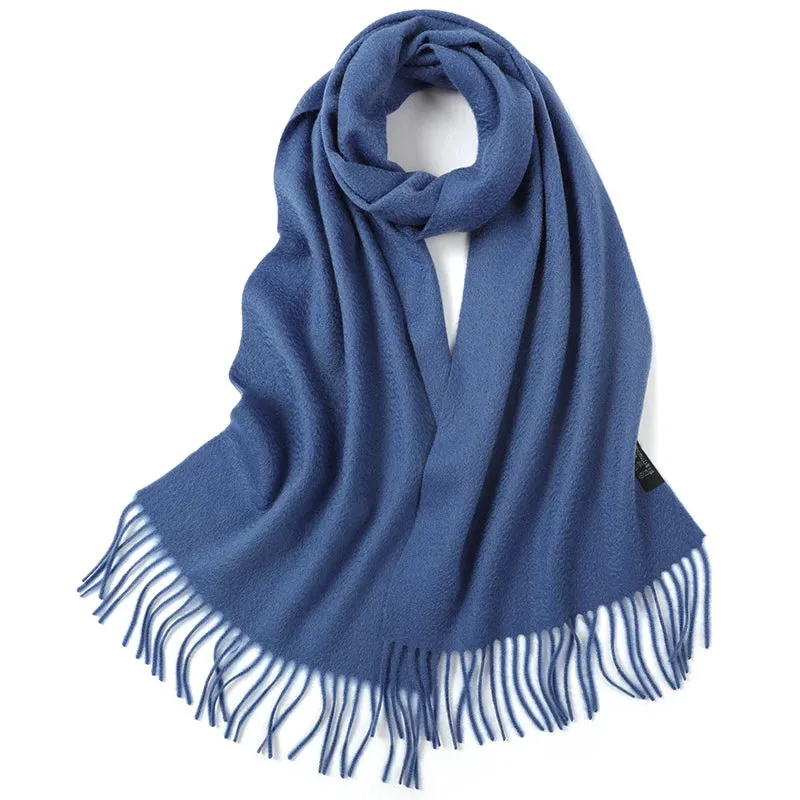 Lightweight Cashmere Scarf for Women - Fashionable Plaid Design, 180cm Length, Perfect for Winter Outdoors