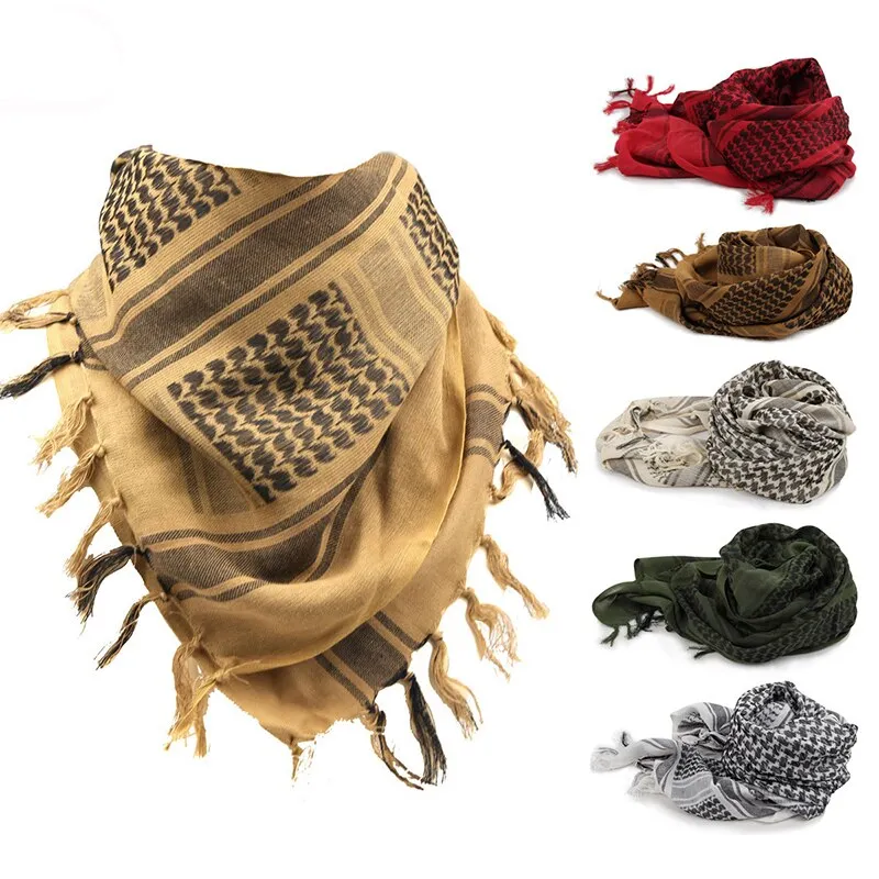 Lightweight Square Outdoor Shawl Military Arab Tactical Shemagh