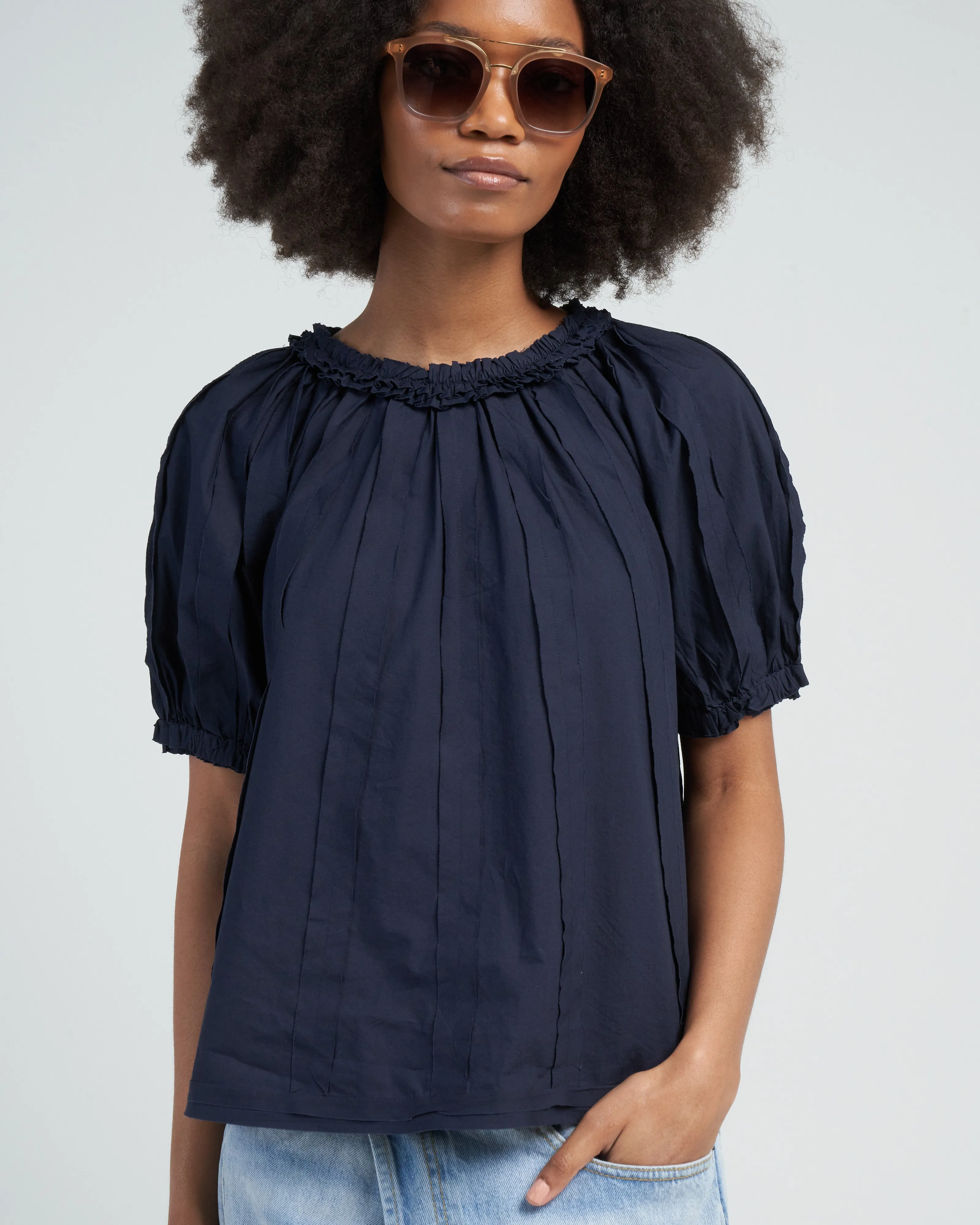 lora top - midnight