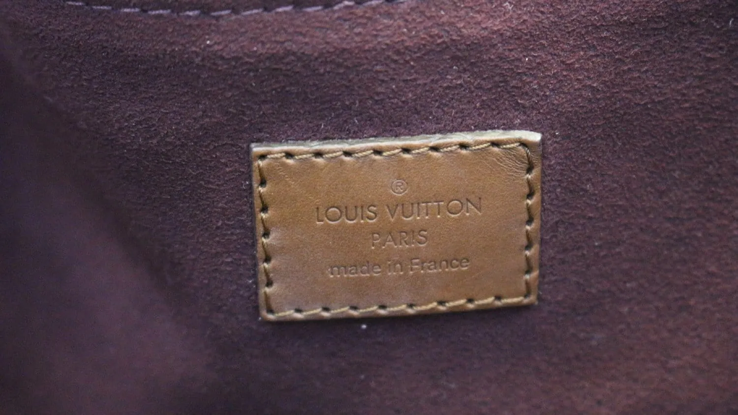 LOUIS VUITTON Damier Ebene Ascot Satchel Bag