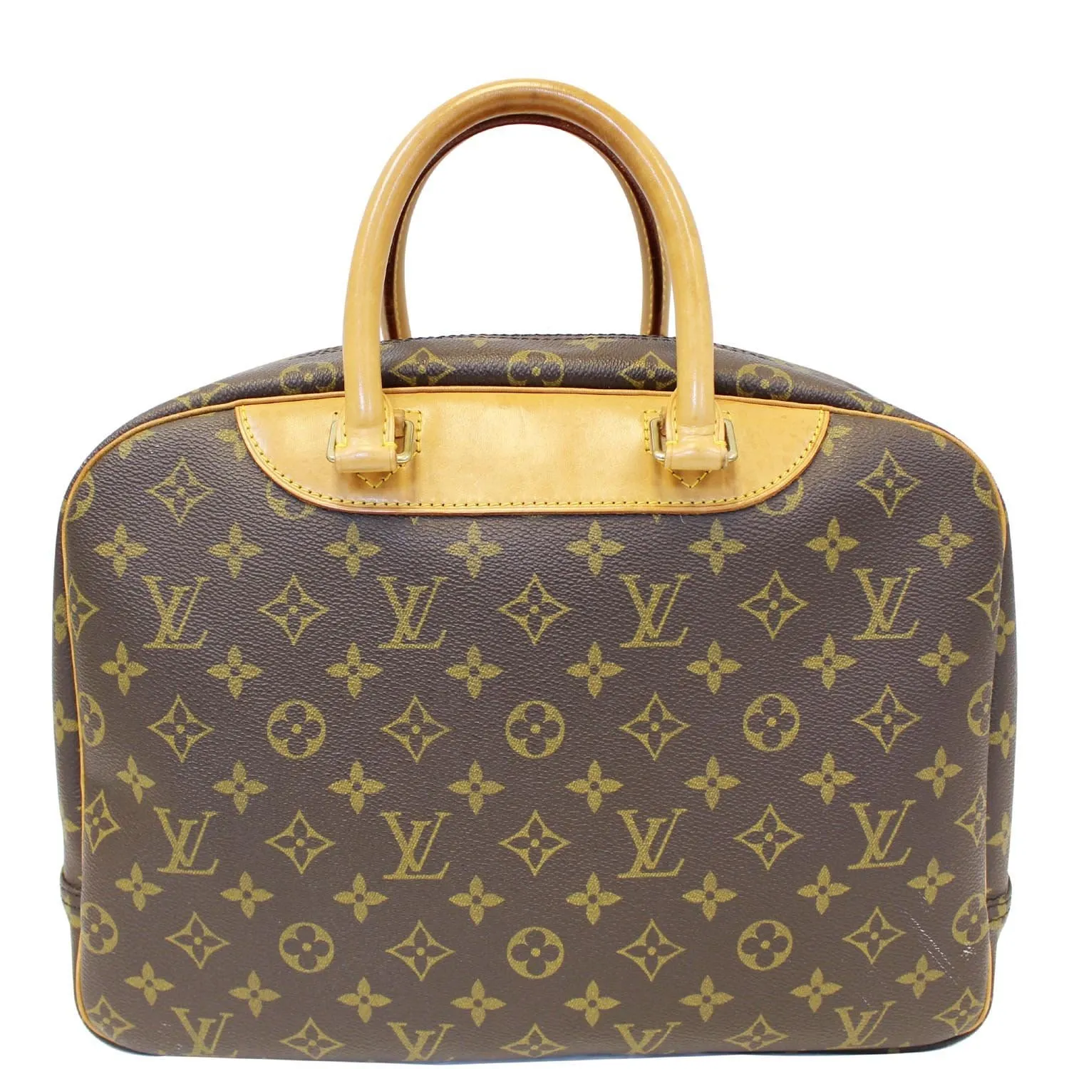 LOUIS VUITTON Deauville Monogram Canvas Satchel Bag