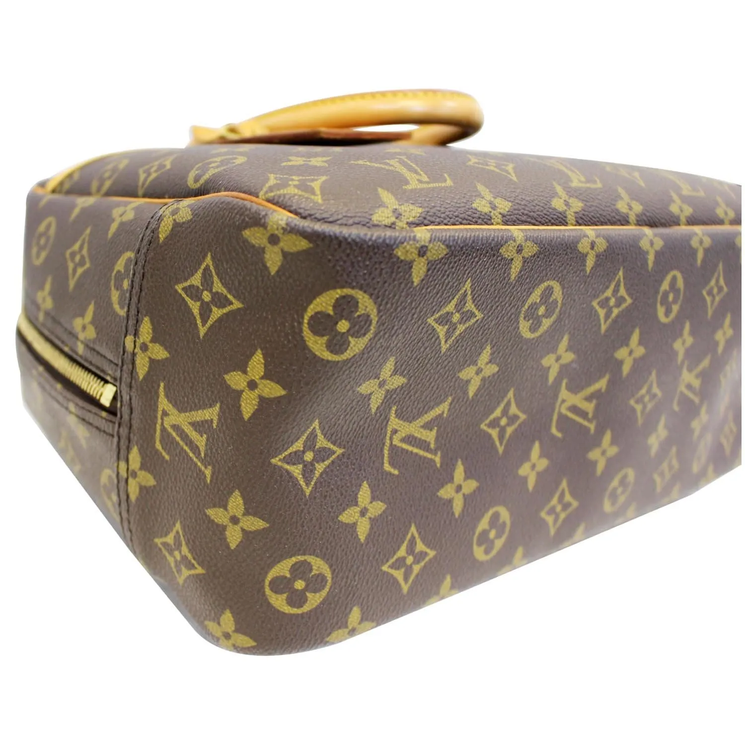 LOUIS VUITTON Deauville Monogram Canvas Satchel Bag