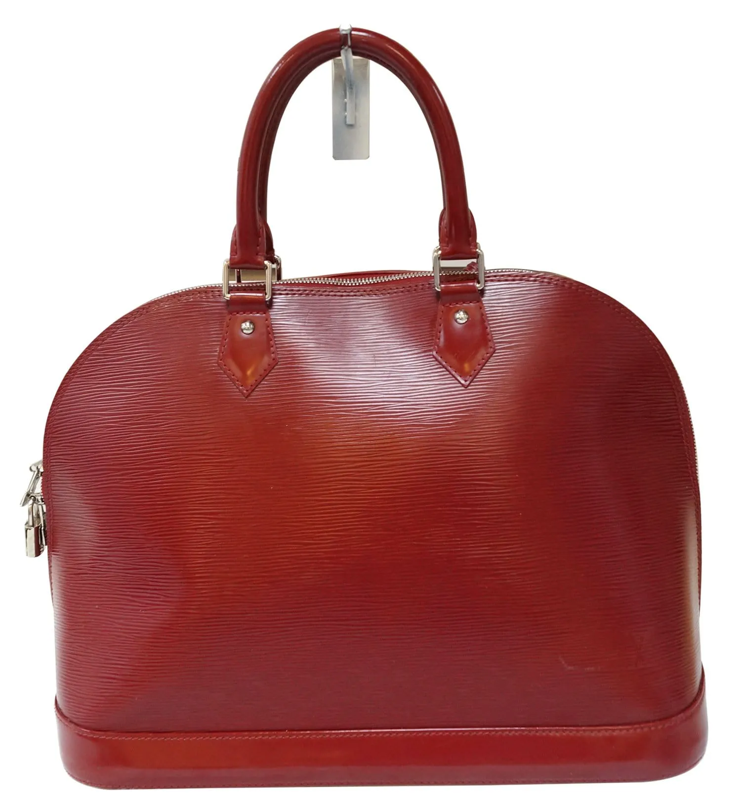 LOUIS VUITTON Fuchsia Epi Leather Alma GM Satchel Bag - Final Call