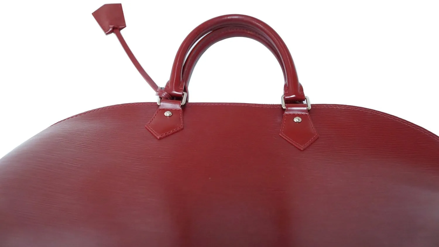 LOUIS VUITTON Fuchsia Epi Leather Alma GM Satchel Bag - Final Call