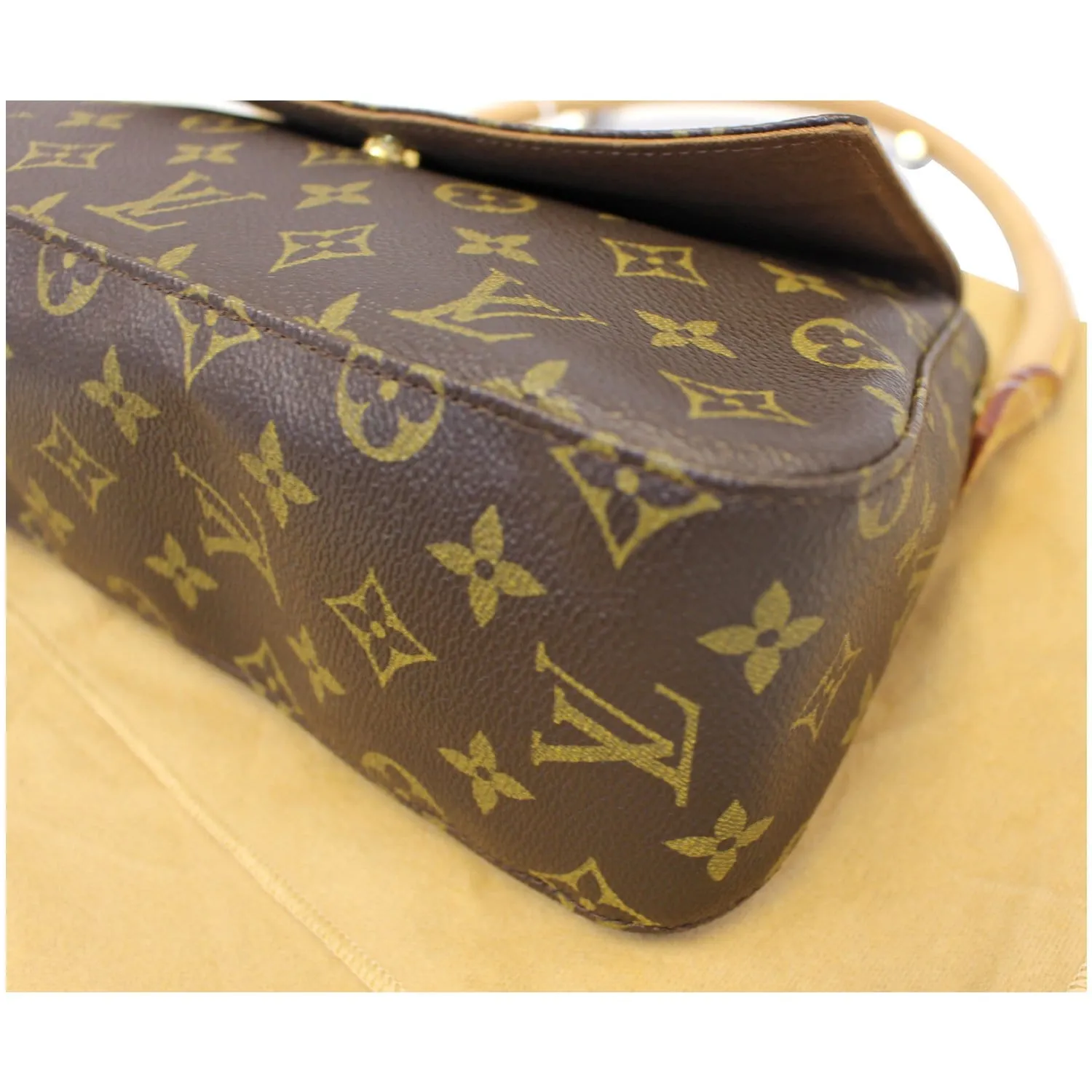 LOUIS VUITTON Looping PM Monogram Canvas Satchel Bag