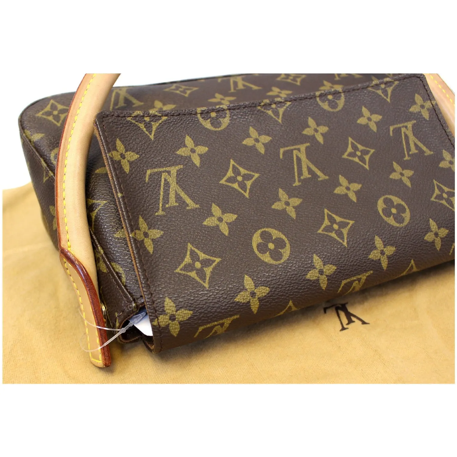 LOUIS VUITTON Looping PM Monogram Canvas Satchel Bag