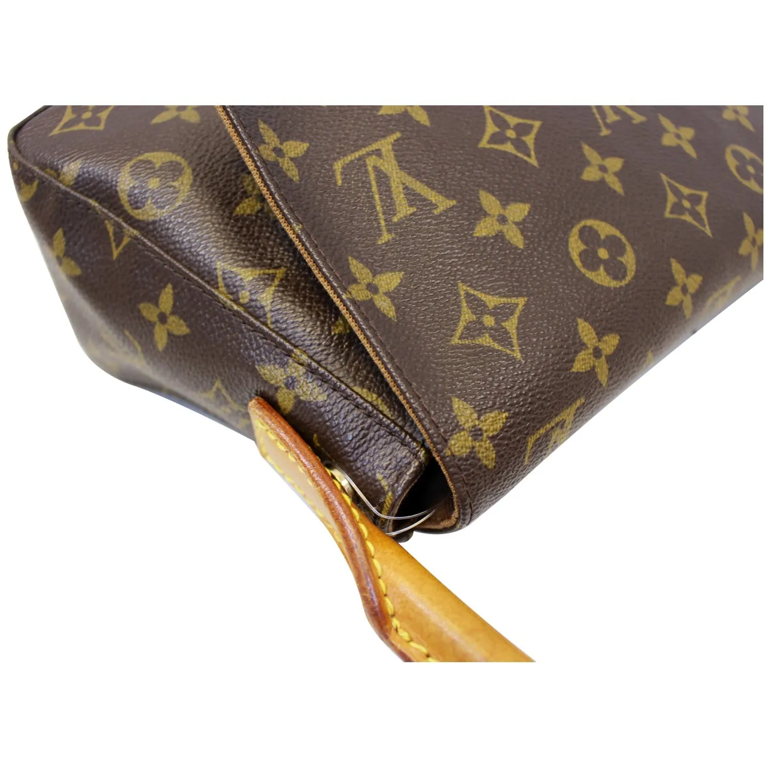 LOUIS VUITTON Monogram Canvas Looping PM Satchel Bag