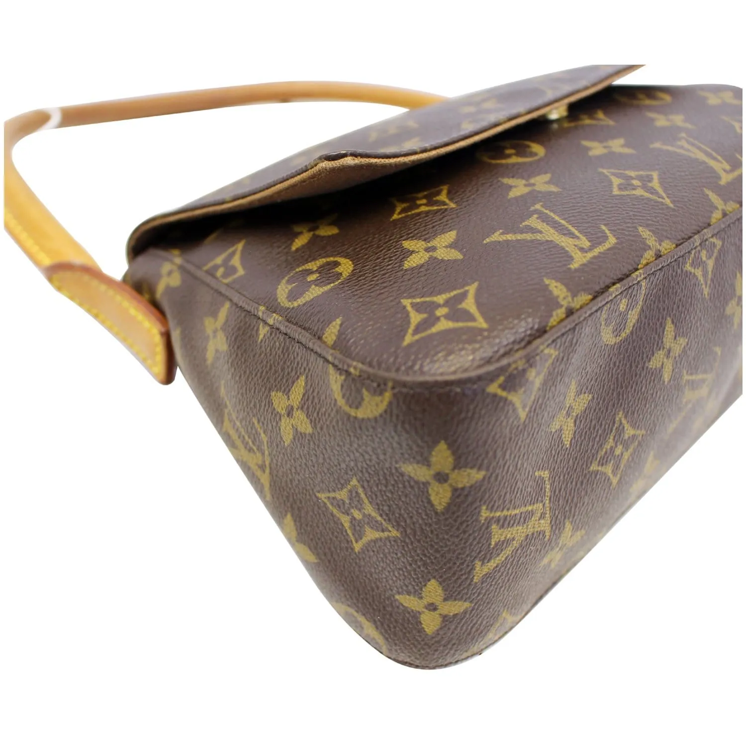 LOUIS VUITTON Monogram Canvas Looping PM Satchel Bag