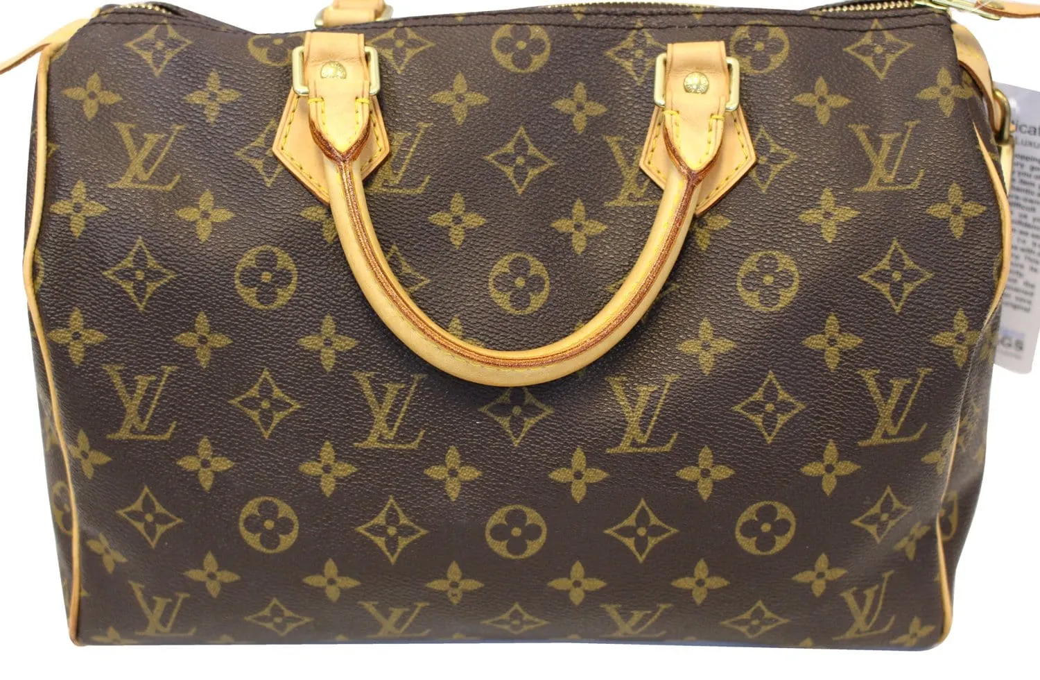 LOUIS VUITTON  Monogram Canvas Speedy 30 Satchel Bag