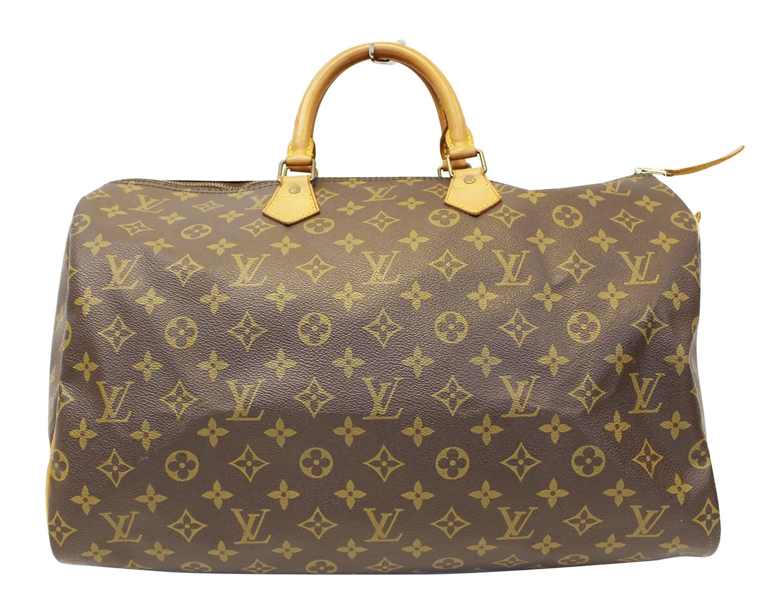 LOUIS VUITTON Monogram Canvas Speedy 40 Brown Satchel Bag