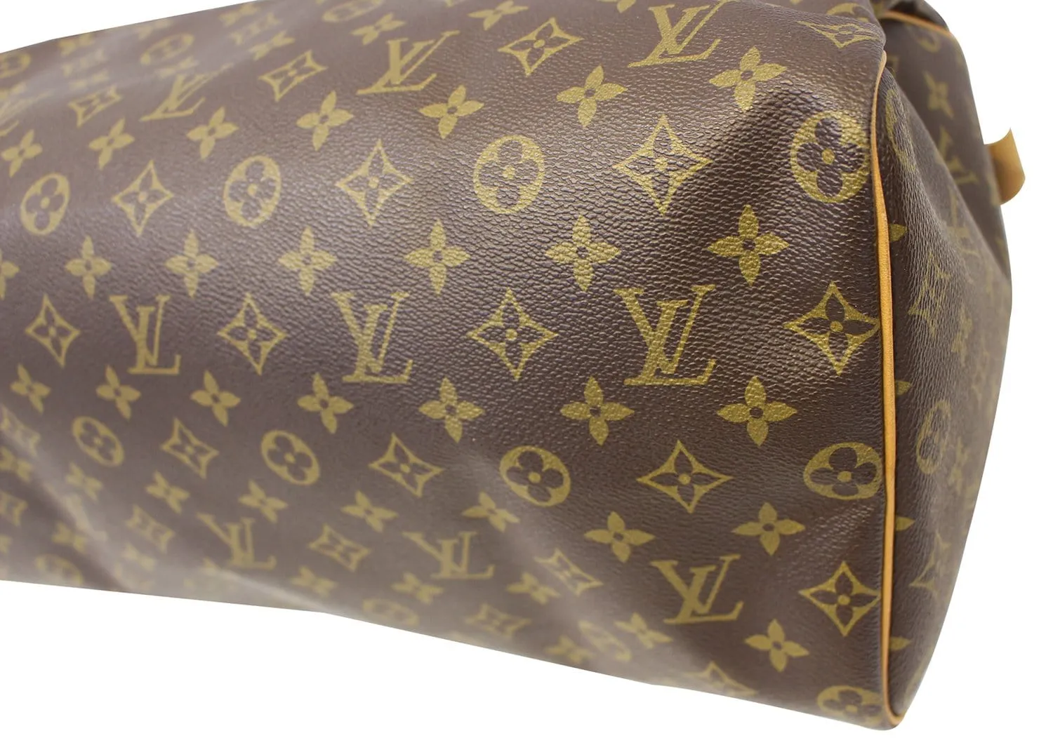 LOUIS VUITTON Monogram Canvas Speedy 40 Brown Satchel Bag