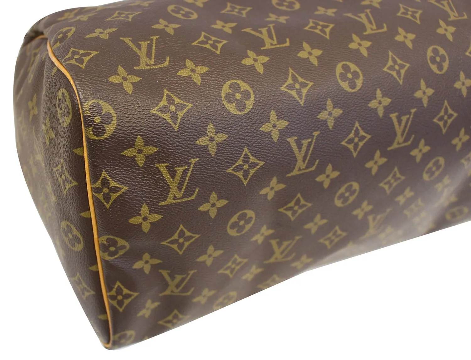 LOUIS VUITTON Monogram Canvas Speedy 40 Brown Satchel Bag