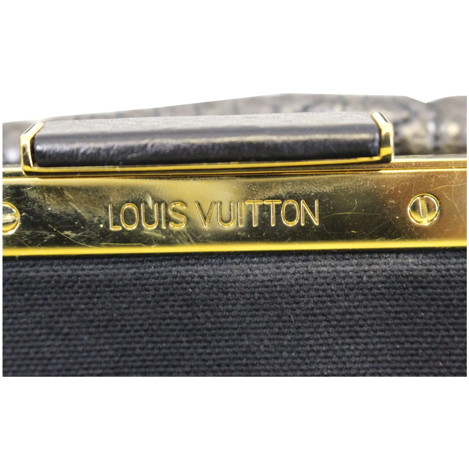 LOUIS VUITTON Motard Biker Black Monogram Satchel Bag