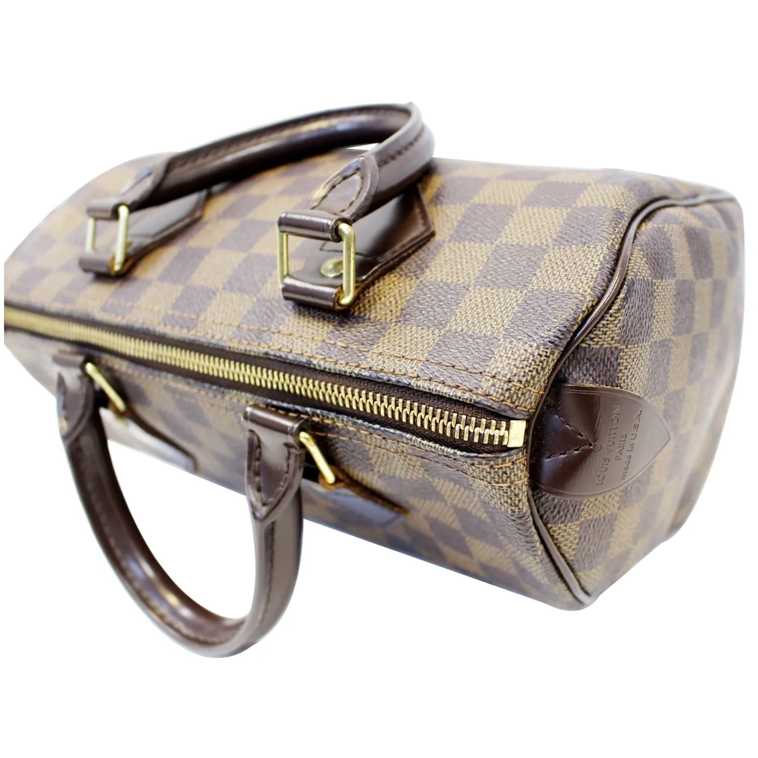 LOUIS VUITTON Speedy 25 Damier Ebene Satchel Bag