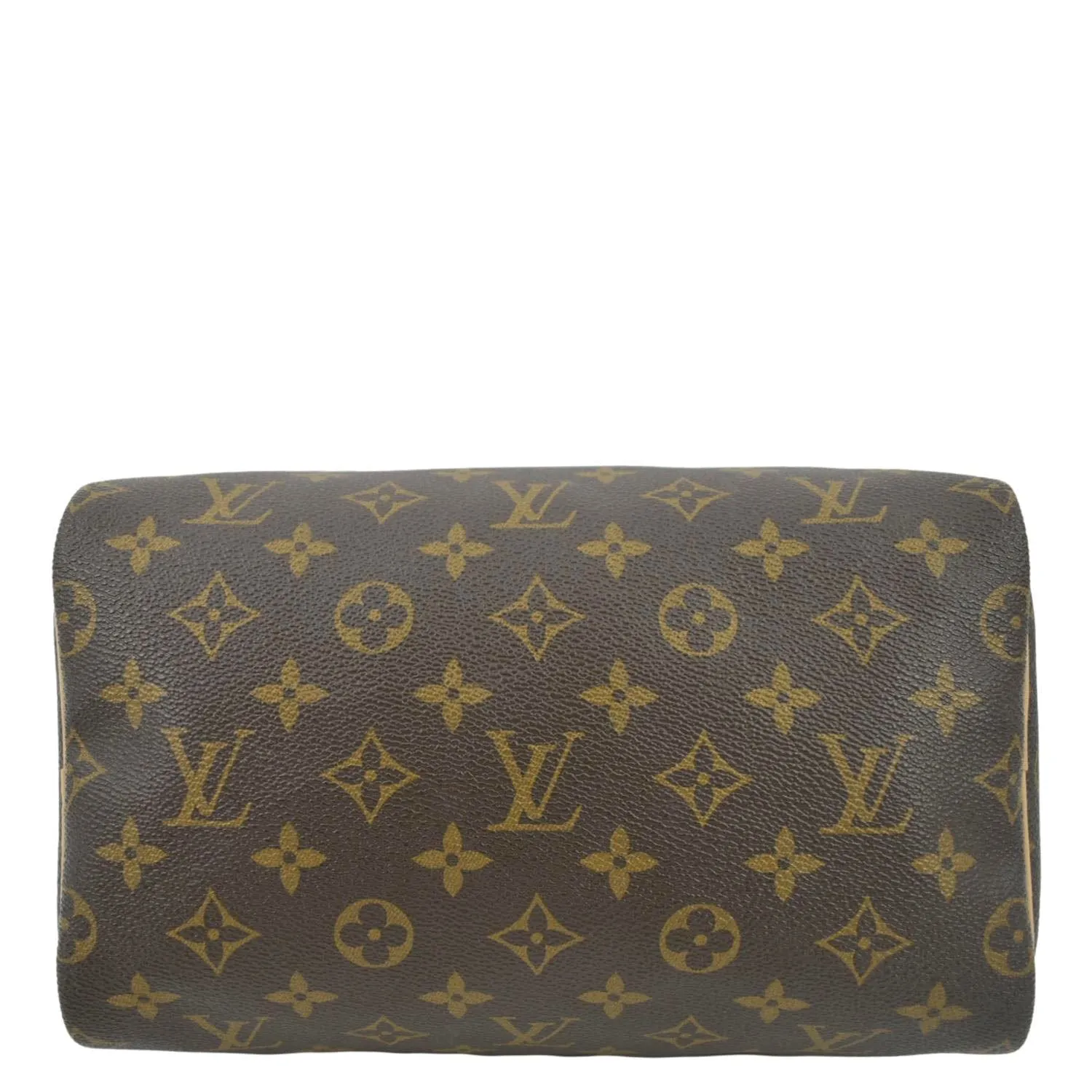 LOUIS VUITTON Speedy 25 Monogram Canvas Satchel Bag Brown