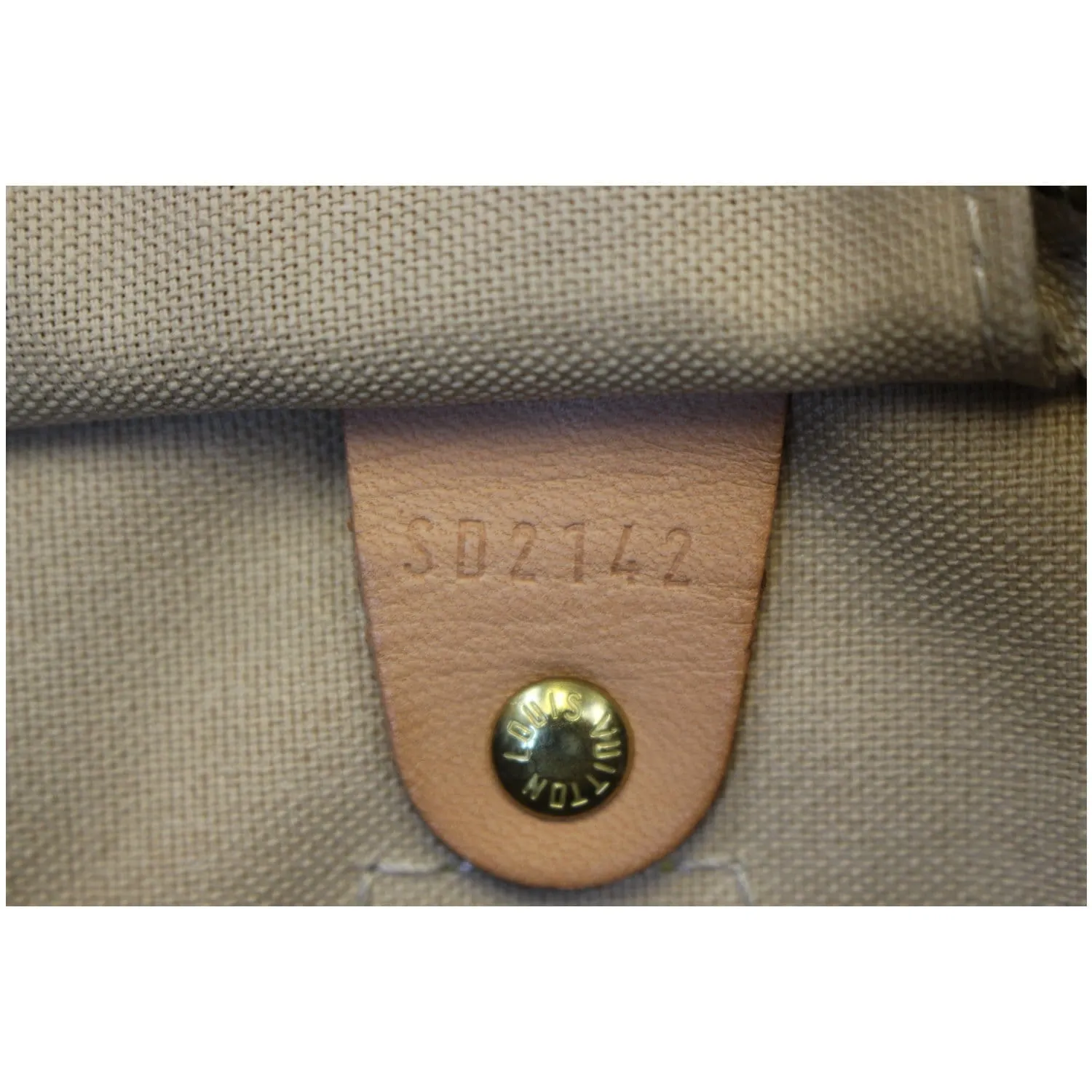 LOUIS VUITTON Speedy 30 Damier Azur Satchel Handbag