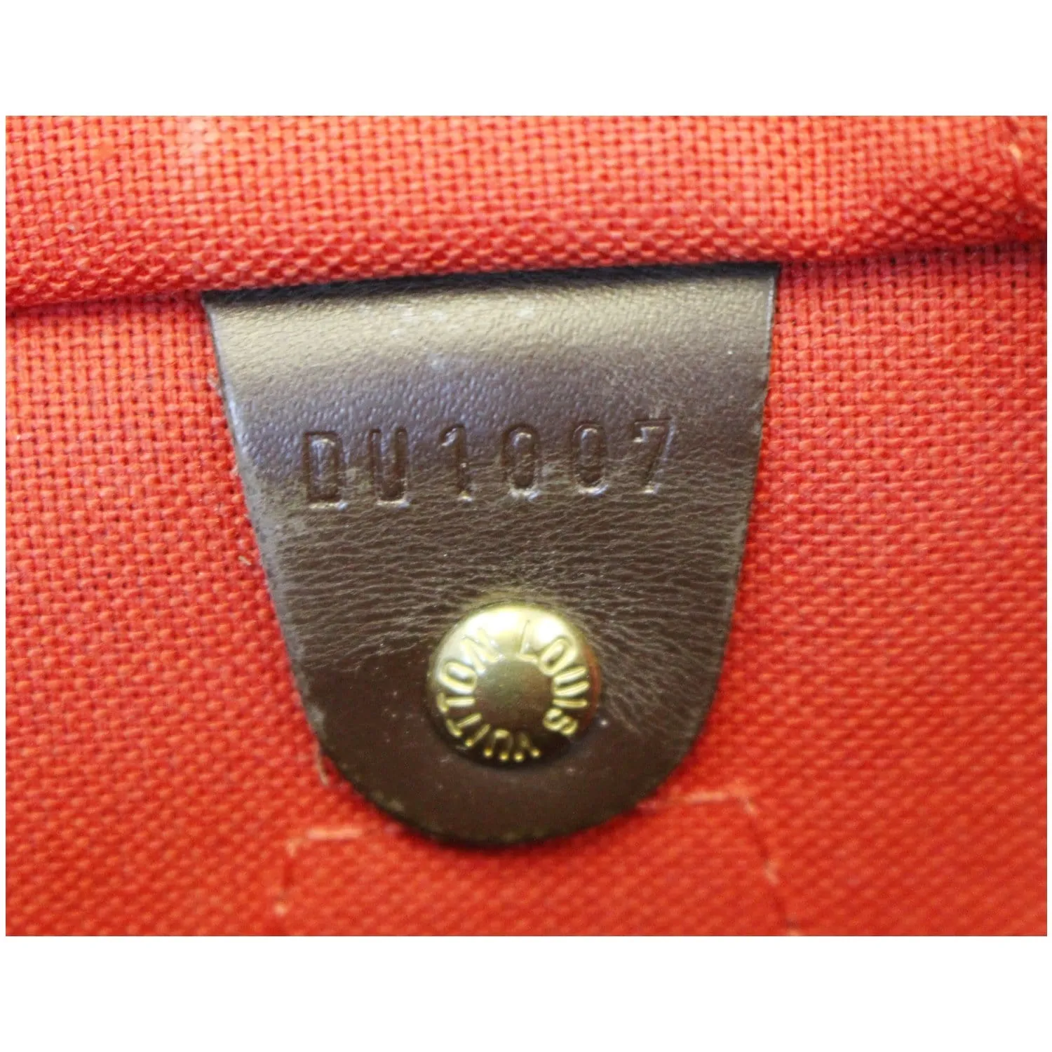 LOUIS VUITTON Speedy 30 Damier Ebene Brown Satchel Bag
