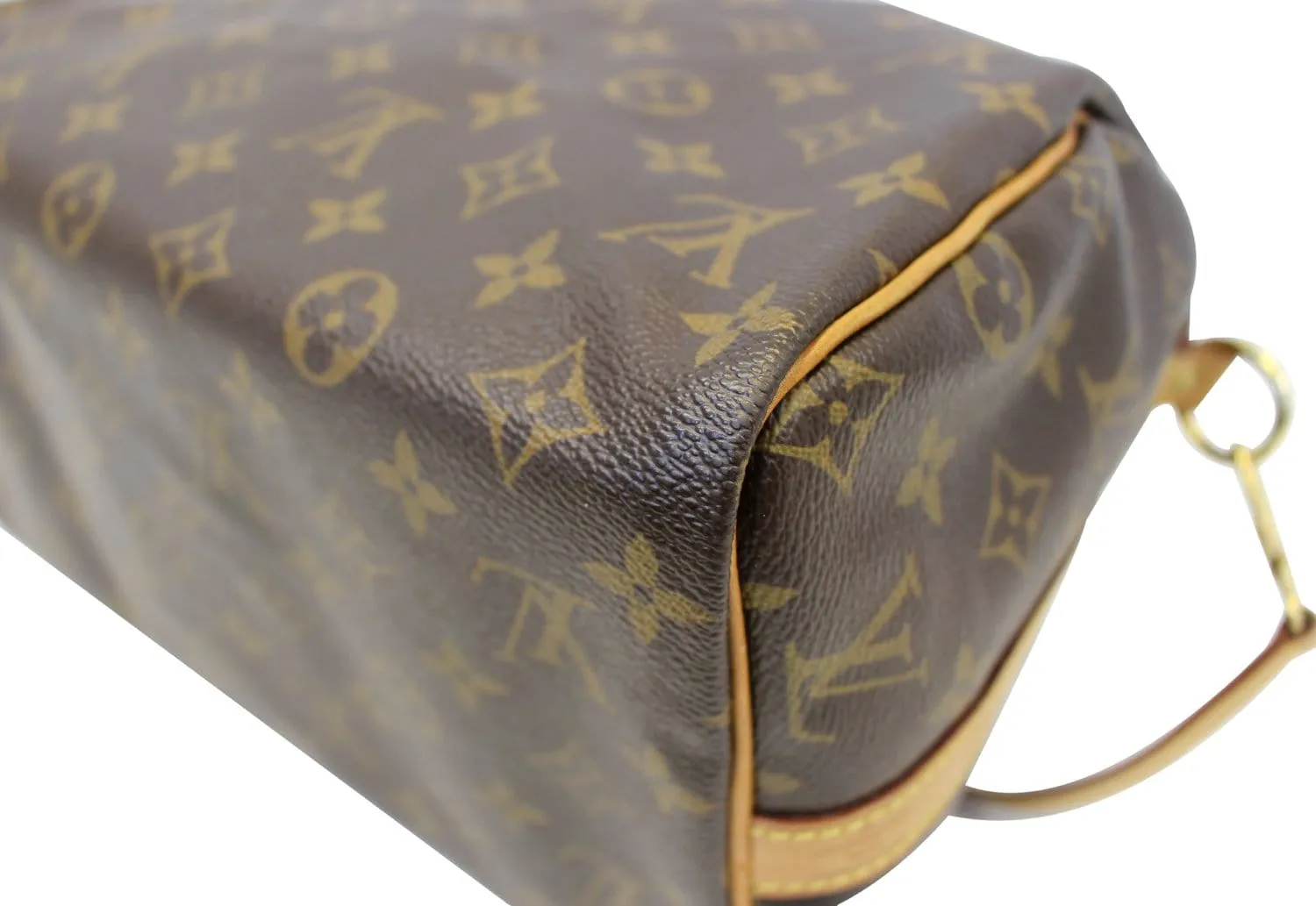 LOUIS VUITTON Speedy 30 Monogram Canvas  Bandouliere Satchel Bag