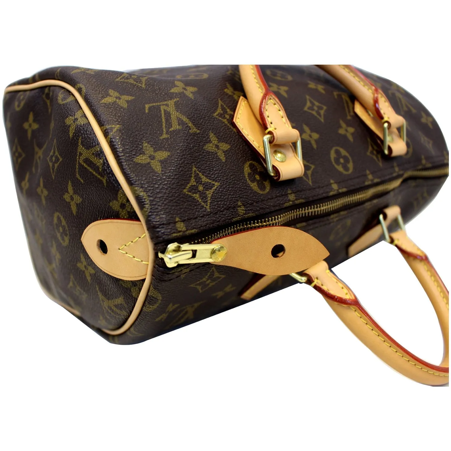 LOUIS VUITTON Speedy 30 Monogram Canvas Satchel Bag