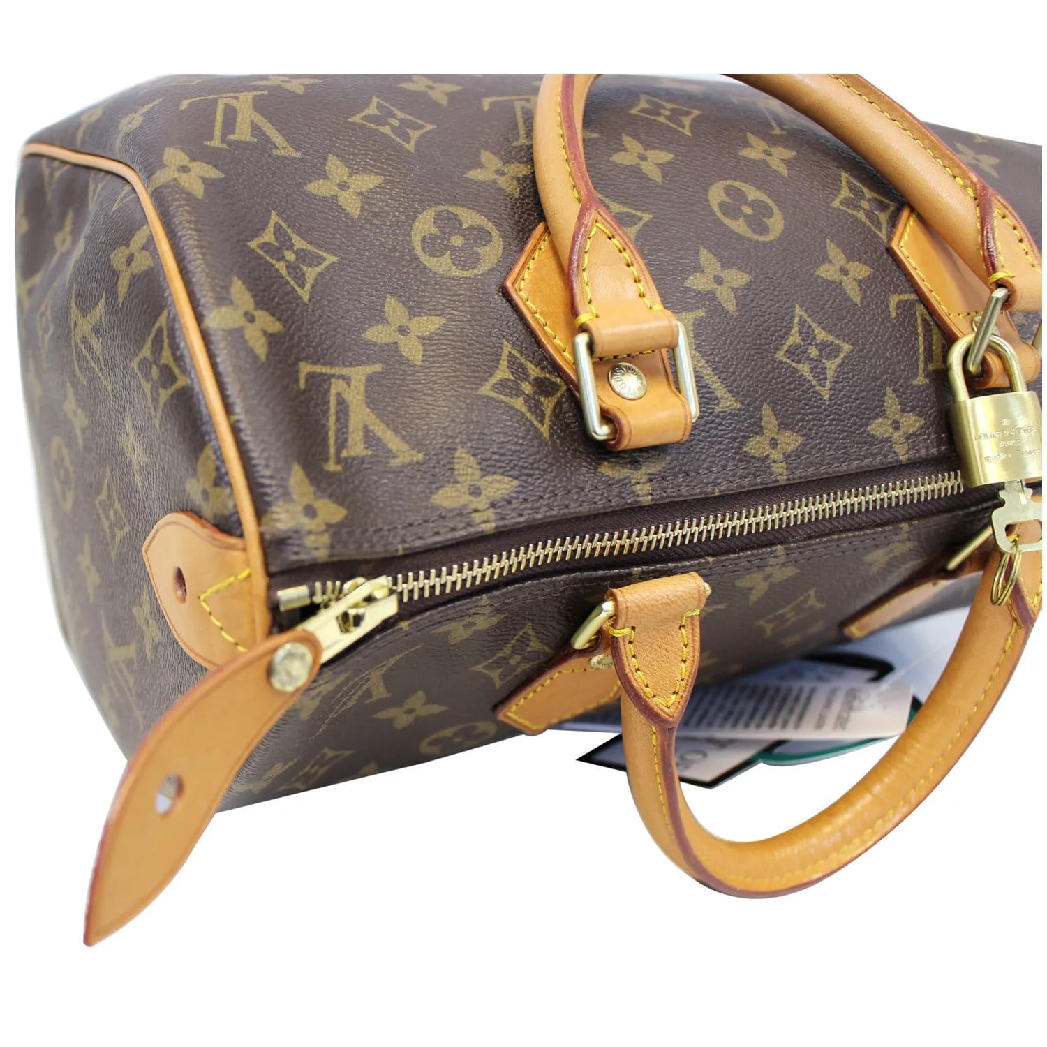 LOUIS VUITTON Speedy 30 Monogram Canvas Satchel Bag