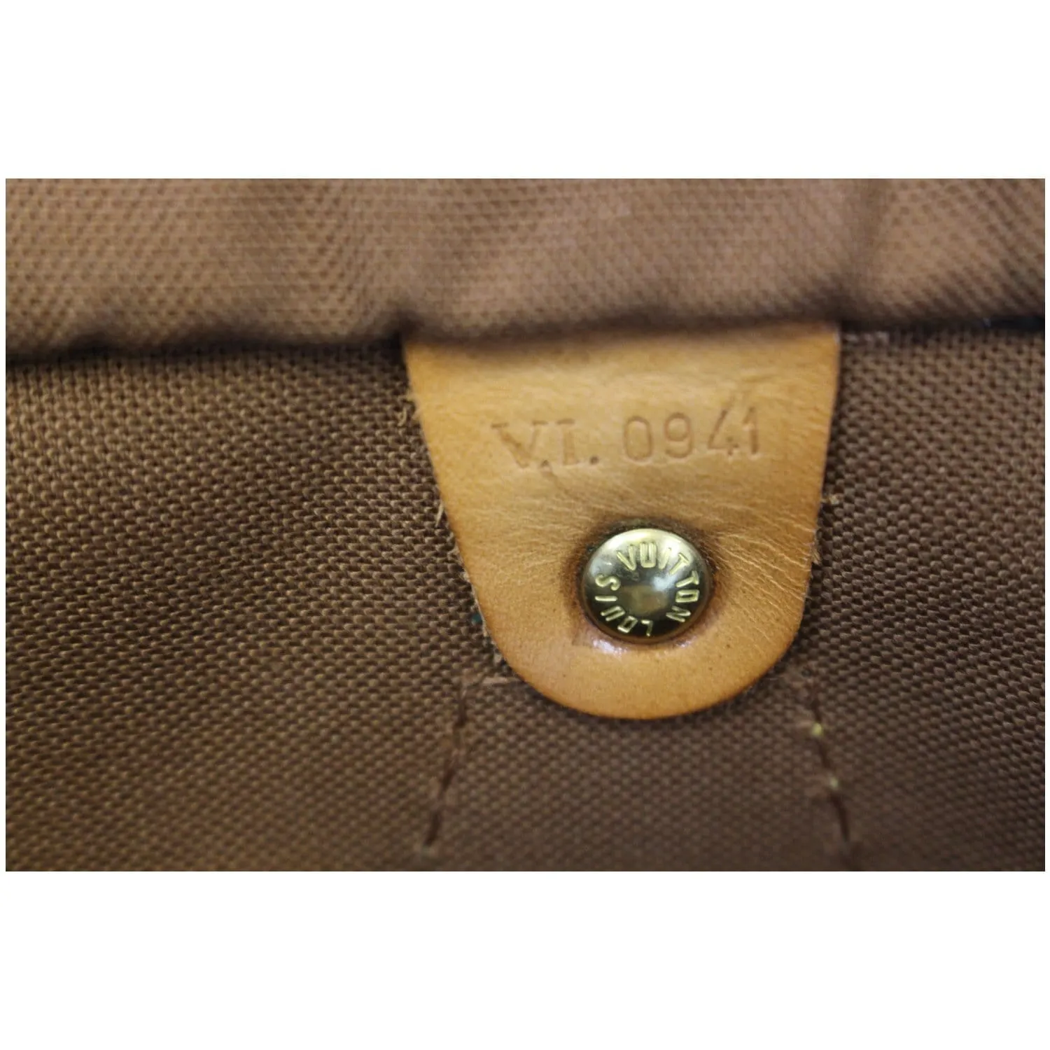LOUIS VUITTON Speedy 30 Monogram Canvas Satchel Bag