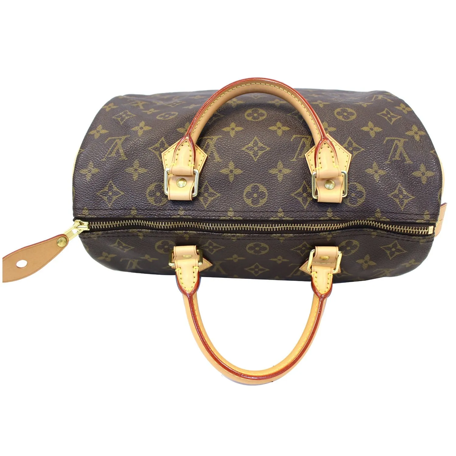 LOUIS VUITTON Speedy 30 Monogram Canvas Satchel Bag