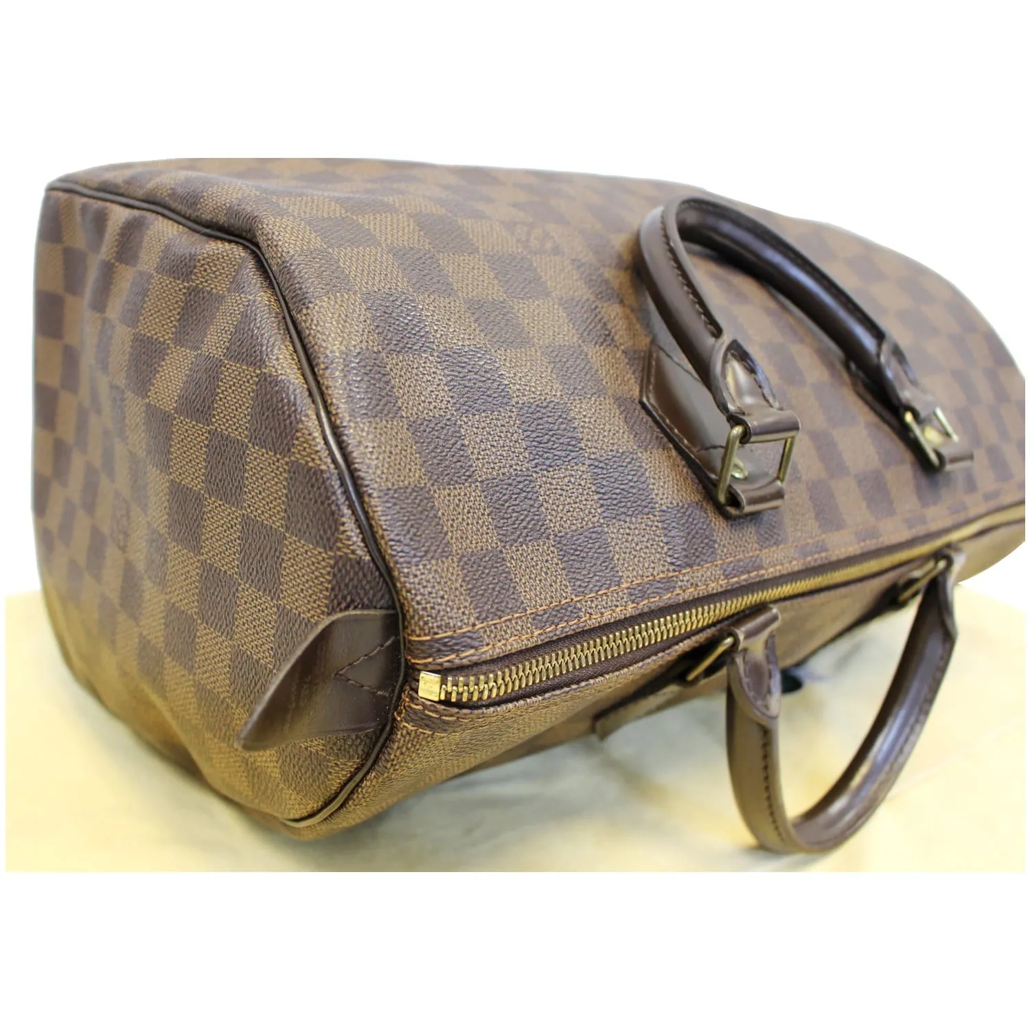LOUIS VUITTON Speedy 35 Damier Ebene Satchel Bag