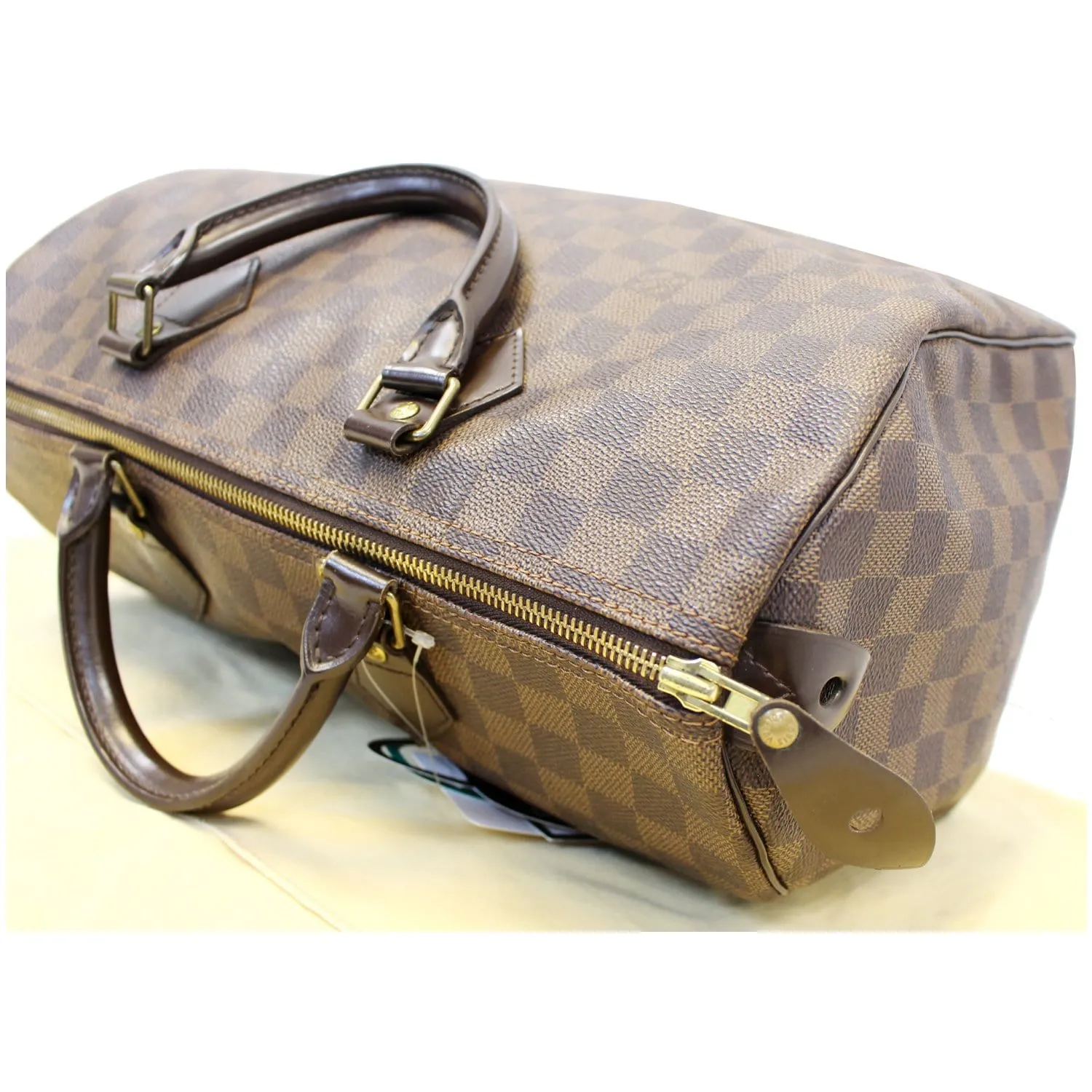 LOUIS VUITTON Speedy 35 Damier Ebene Satchel Bag